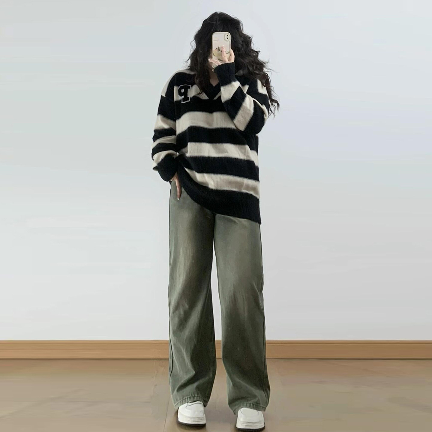 特大码女装胖mm美式穿搭显瘦阔腿牛仔裤女宽松bf慵懒风直筒长裤子,淘宝优惠券,粉丝福利购,淘宝优惠卷