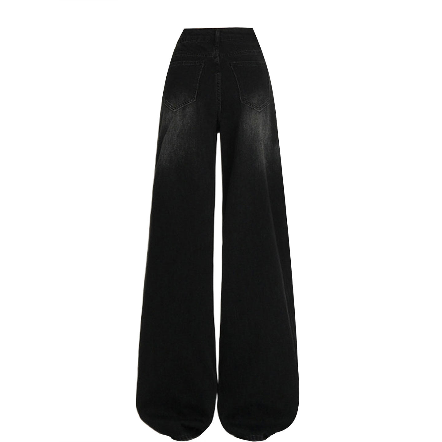 300斤胖mm大码黑灰色牛仔裤女2026新款韩版休闲小个子阔腿长裤子,淘宝优惠券,粉丝福利购,淘宝优惠卷