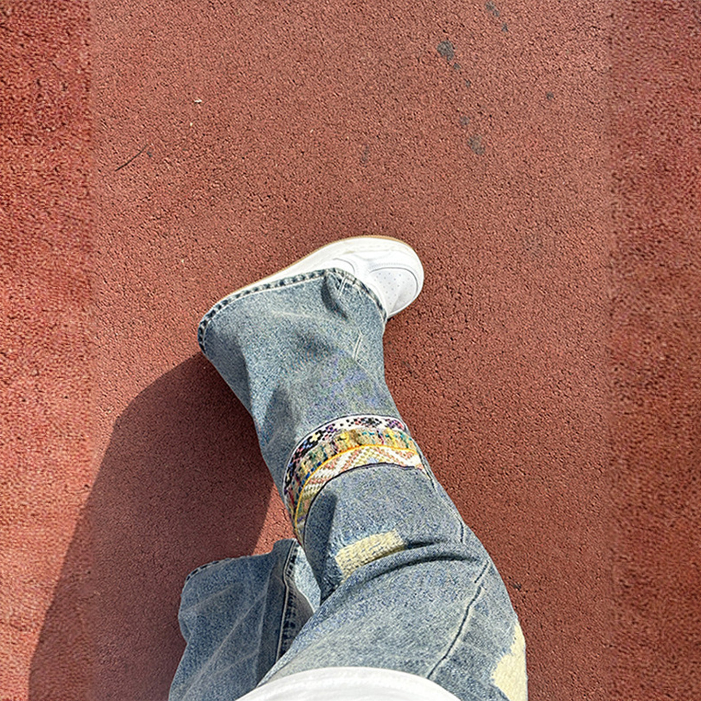 300斤大码女装韩版学生蓝色牛仔裤女胖mm设计感破洞显瘦微喇裤子,淘宝优惠券,粉丝福利购,淘宝优惠卷