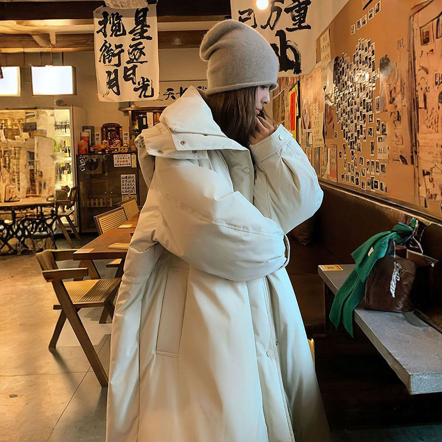 大码胖mm巨好看冬装羽绒棉服女2026新款宽松保暖中长款工装厚外套,淘宝优惠券,粉丝福利购,淘宝优惠卷