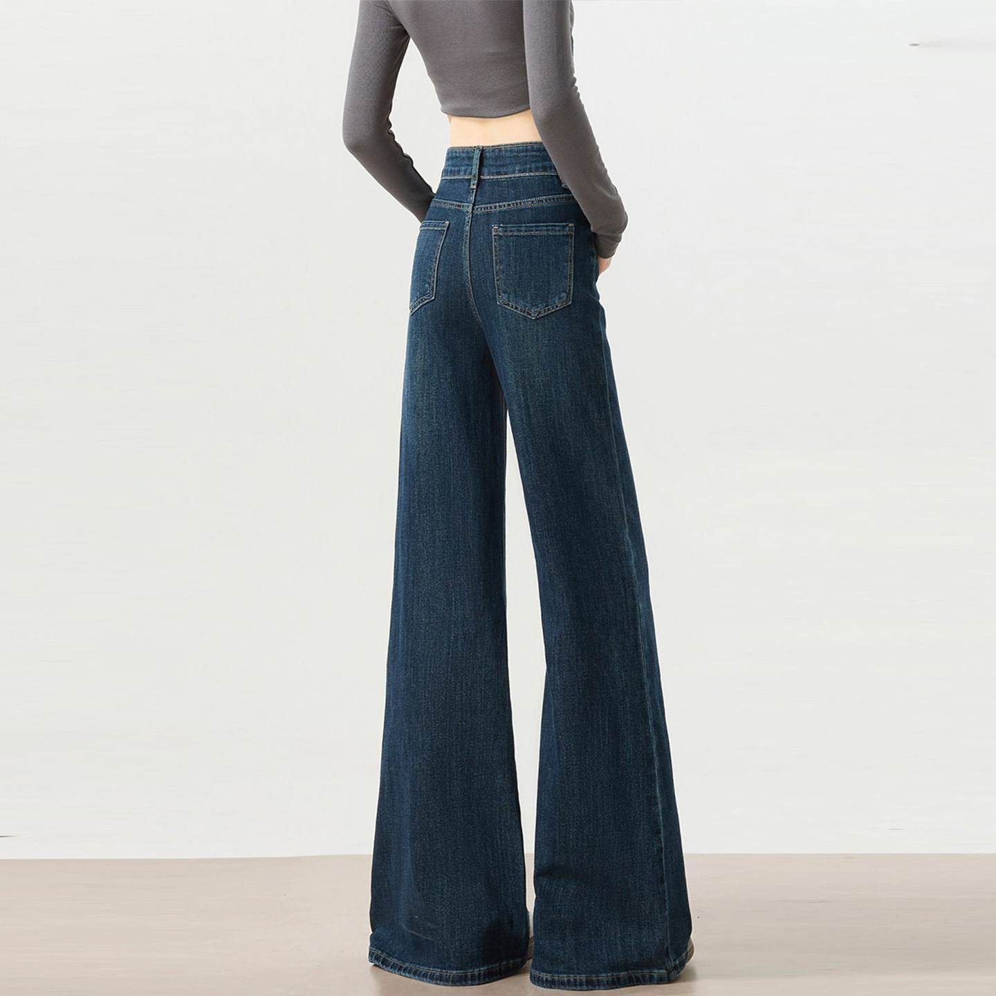 300斤特大码女装高腰宽松阔腿牛仔裤女胖mm梨型身材显瘦微喇裤子,淘宝优惠券,粉丝福利购,淘宝优惠卷