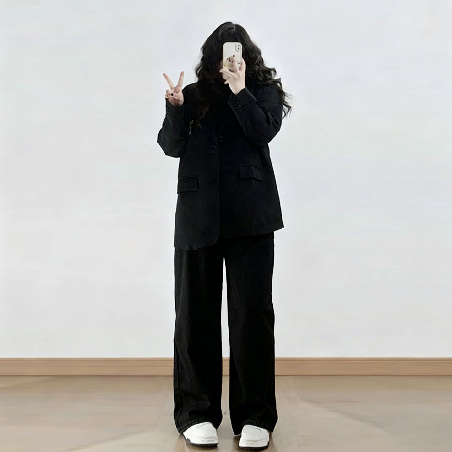 特大码女装胖mm黑色牛仔裤女2026春季韩版宽松时尚显瘦直筒长裤子,淘宝优惠券,粉丝福利购,淘宝优惠卷