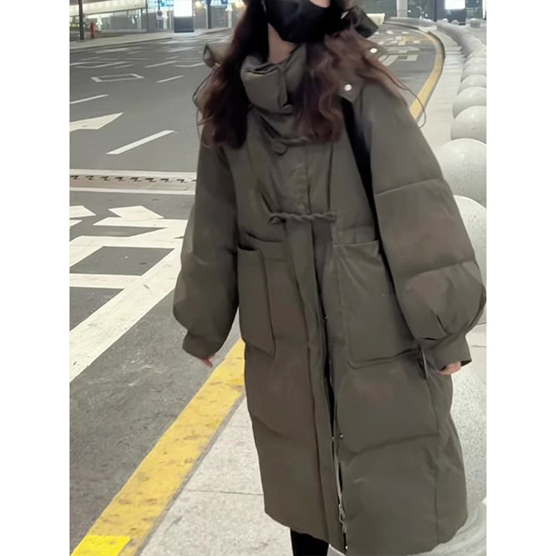 300斤特大码女装灰色羽绒棉袄女秋冬韩版中长款加厚连帽棉服外套,淘宝优惠券,粉丝福利购,淘宝优惠卷