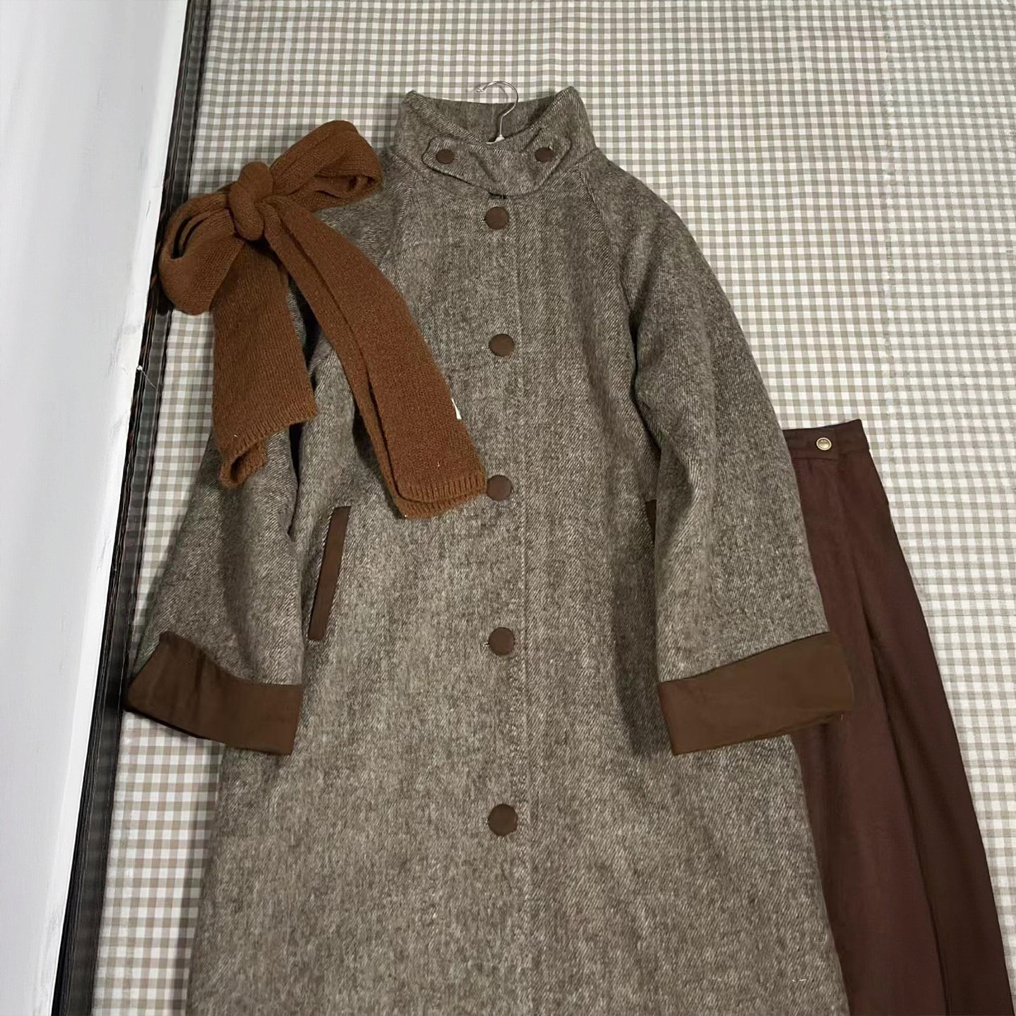 大码女装韩系学院风保暖毛呢外套女胖mm学生显瘦加厚中长款呢大衣,淘宝优惠券,粉丝福利购,淘宝优惠卷