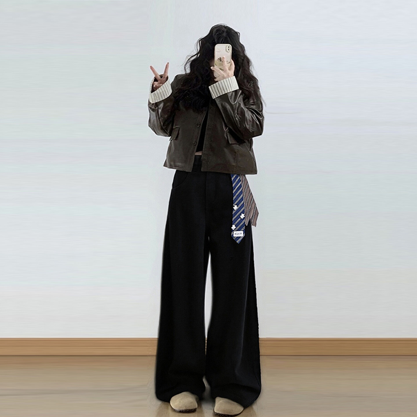 300斤特大码女装美式高街学生阔腿牛仔裤女胖mm宽松显瘦直筒裤子,淘宝优惠券,粉丝福利购,淘宝优惠卷