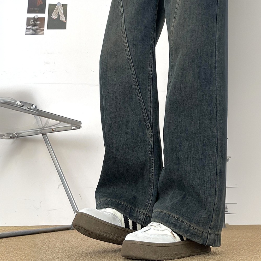 300斤特大码高腰显瘦直筒牛仔裤女胖mm韩版复古宽松休闲阔腿裤子,淘宝优惠券,粉丝福利购,淘宝优惠卷