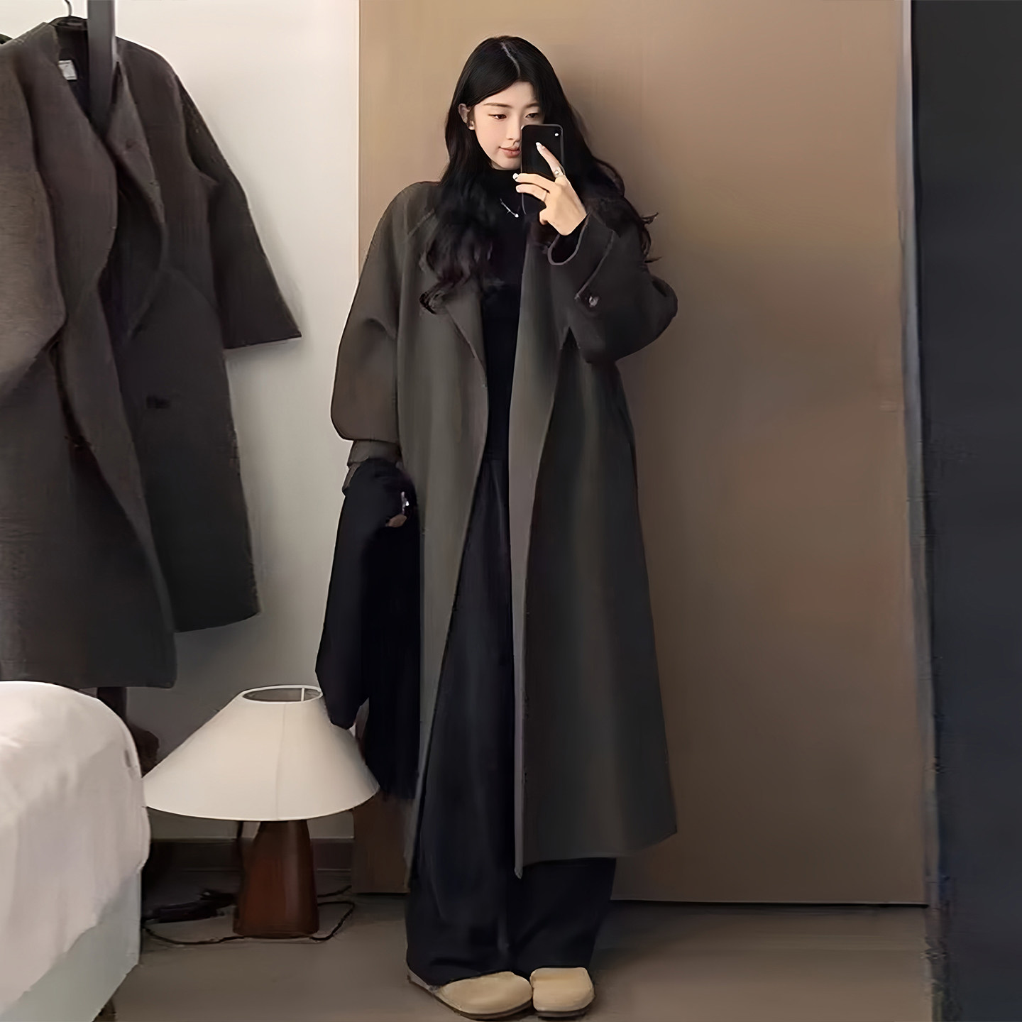 特大码女装赫本风气质百搭毛呢外套女胖mm高级感保暖加厚呢子大衣,淘宝优惠券,粉丝福利购,淘宝优惠卷