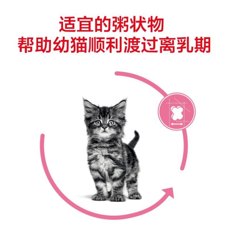 皇家幼猫粮bk34孕猫奶糕400g2包猫食离乳哺乳期1-4个月新生猫咪粮 - 图2