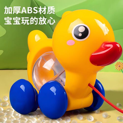 宝宝拖拉学步小马玩具车拉绳摇铃卡通马幼儿拉线学习走路牵绳玩具 - 图2