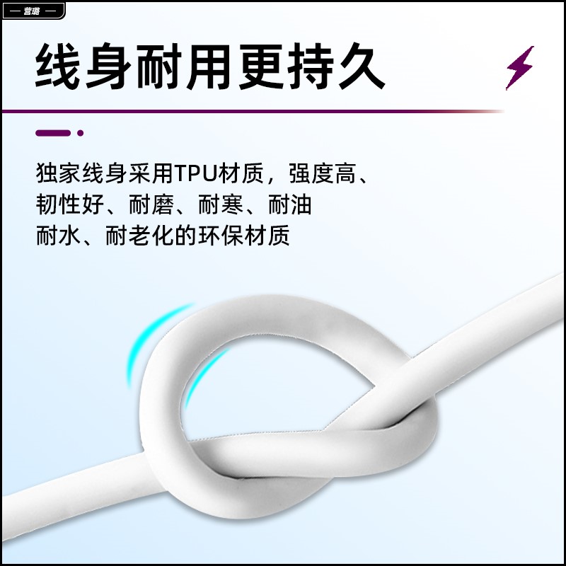 营璐Type-c数据线适用华为40W瓦mate30充电器线5A超级快充p40p20p30pro荣耀v20手机30闪充nova7/6安卓加长 - 图1