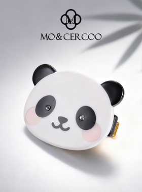 MOCERCOO墨蔻熊猫可爱边夹鸭嘴夹刘海碎发卡捏夹时尚头饰