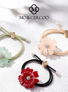 Mo&Cercoo高级感花朵皮筋头绳女