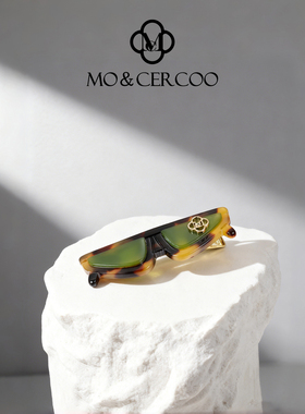 Mo&Cercoo新款醋酸墨镜弹簧夹子
