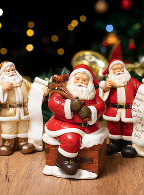 跨境新品姜饼圣诞树桌面摆件家居客厅圣诞氛围道具布置圣诞装饰品