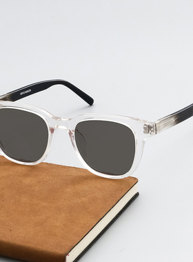 Ps.merci高质韩版透明灰色墨镜女偏光镜开车防紫外线防强光太阳镜