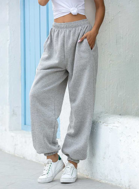 Loose Joggers Wide Leg SweatPants Women Trousers Plus Size S