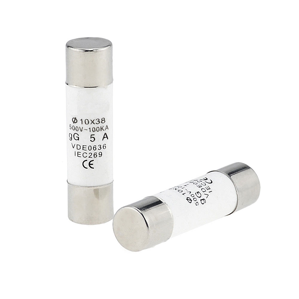 10PCS 10*38 Fast Blow Ceramic Fuse 10x38mm Fuse 500V 1A 2A - 图2