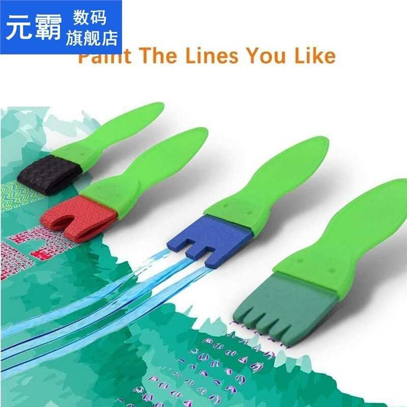 Sponge Paint Brushes Kits, 43 Pcs Kids Painting Brushes Draw