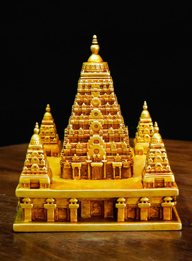 纯铜供佛饰品四寸正觉塔