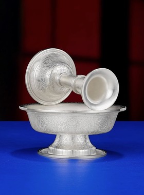 纯银护法杯足银s990尼泊尔手工