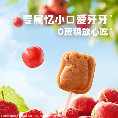 英氏忆小口儿童鲜果山楂棒100亿双重专利益生菌儿童健康零食 - 图1