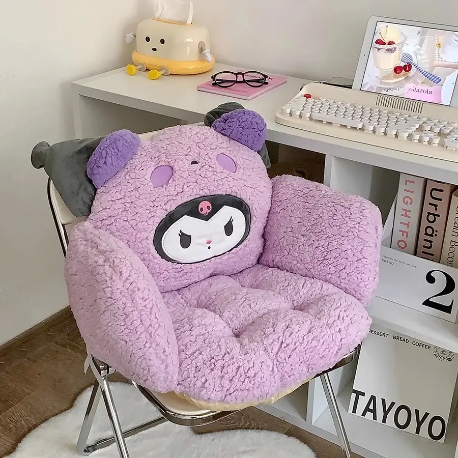 Office sedentary waist cushion integrated seat cushion floor bay window cushion student with backrest chair cushion lazy sofa