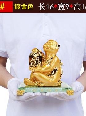 树脂工艺品十二生肖小摆件全套鼠牛虎兔龙蛇马羊猴鸡狗猪礼品