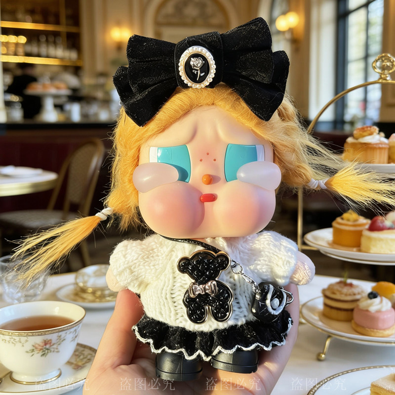 哭娃衣服小香风学院风泰式哭娃搪胶公仔挂件包包挂饰毛绒玩偶潮玩,淘宝优惠券,粉丝福利购,淘宝优惠卷