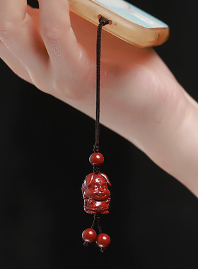 朱砂12生肖手机链男女士