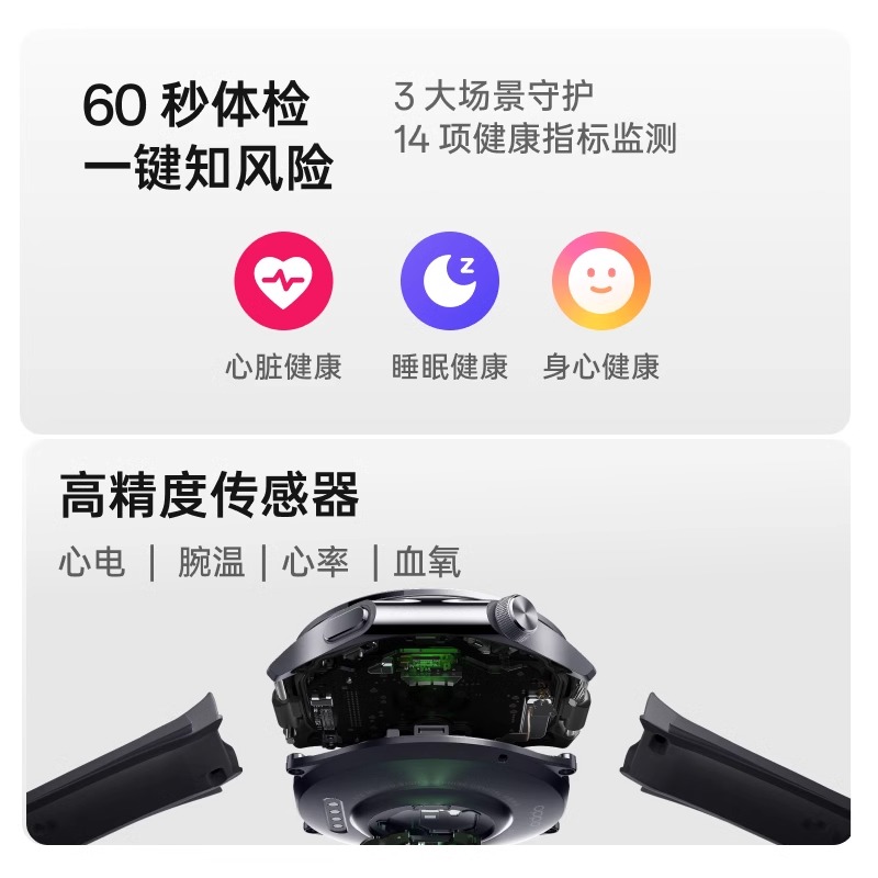 【政府补贴手表15%】OPPO Watch X2 全智能手表oppowatchx2手表oppowacth手表oppo智能手表watch2官方旗舰店 - 图2