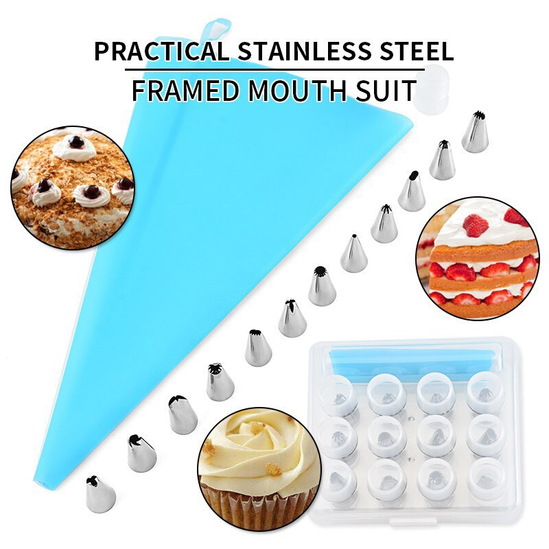 42pcs/Set Confectionery Bag With Nozzles Icing Piping Tip跨1 - 图2