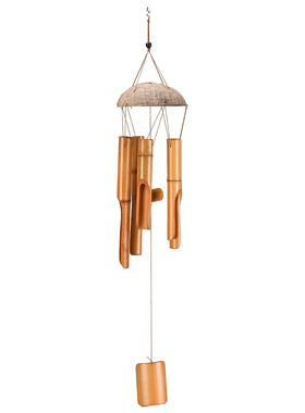 Handmade Bamboo Tube Wind Chimes Outdoor Indoor Home