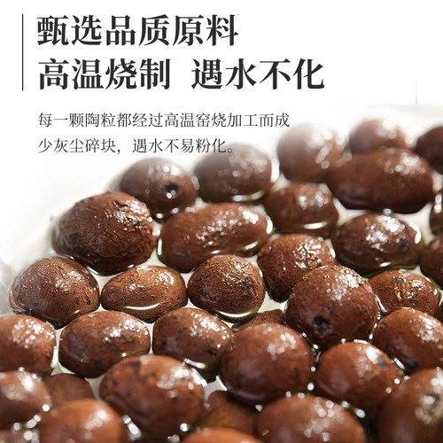 养花陶粒球花盆垫底园艺专用陶土颗粒水培无土栽培多肉种植铺面石 - 图1