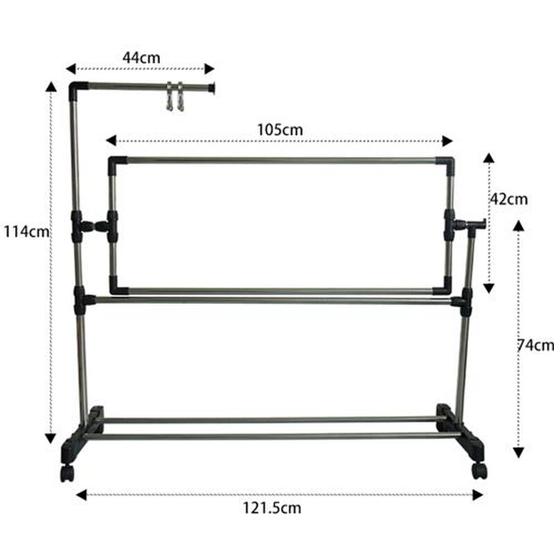 新款绣十字绣的专用架子家用小型可调节固定器不锈钢架大号支架绣
