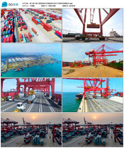 Haikou Port Haikou Port Haikou Bay Hainan Free Trade Port Hainan Free Trade Zone Natural Oxygen bar Video material