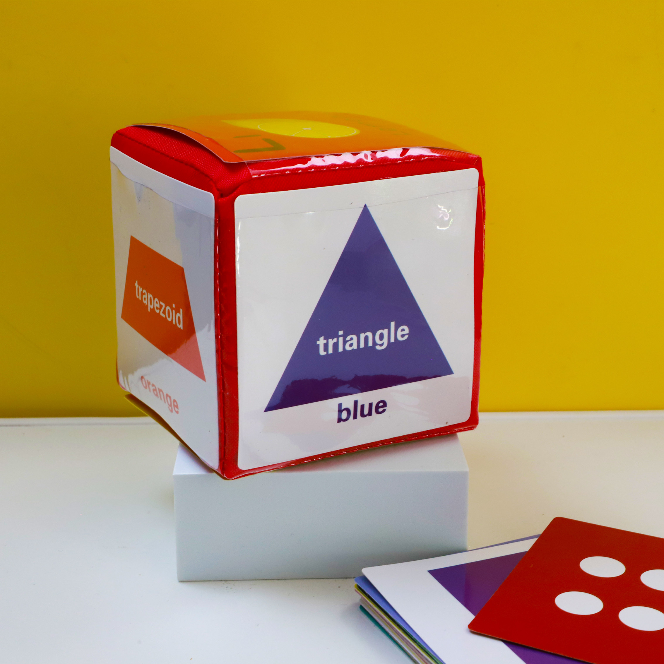 可插卡骰子识字教学教具儿童课堂数学英语扔色子游戏大号玩具数字,淘宝优惠券,粉丝福利购,淘宝优惠卷