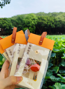 普陀山香囊香包景区寺庙同款香囊平安福柿子平安符随身护身符礼品