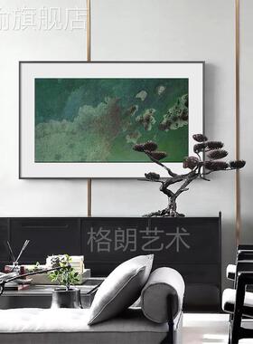 网红室古卷拾遗 新中式象禅意装饰画酒店别墅抽挂画客厅书房玄关