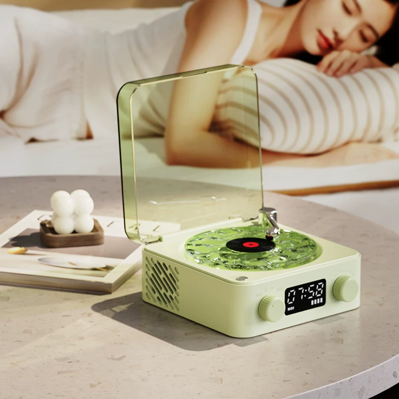 KAWOO Listening to the Sea Water Corrugated Speaker for Sleeping, Girl’s Birthday Gift for Best Friend, Atmosphere Lamp, Gumei Bluetooth Speaker