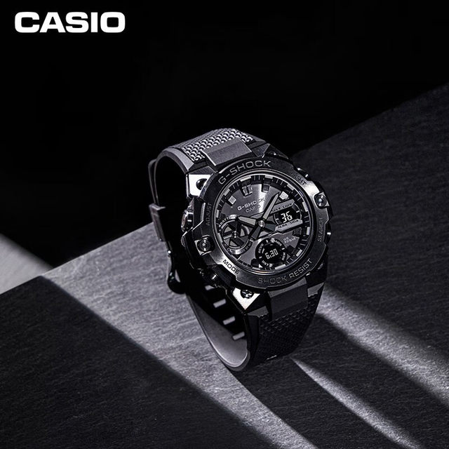 Casio Men's Dual Display Trendy Black Samurai Watch