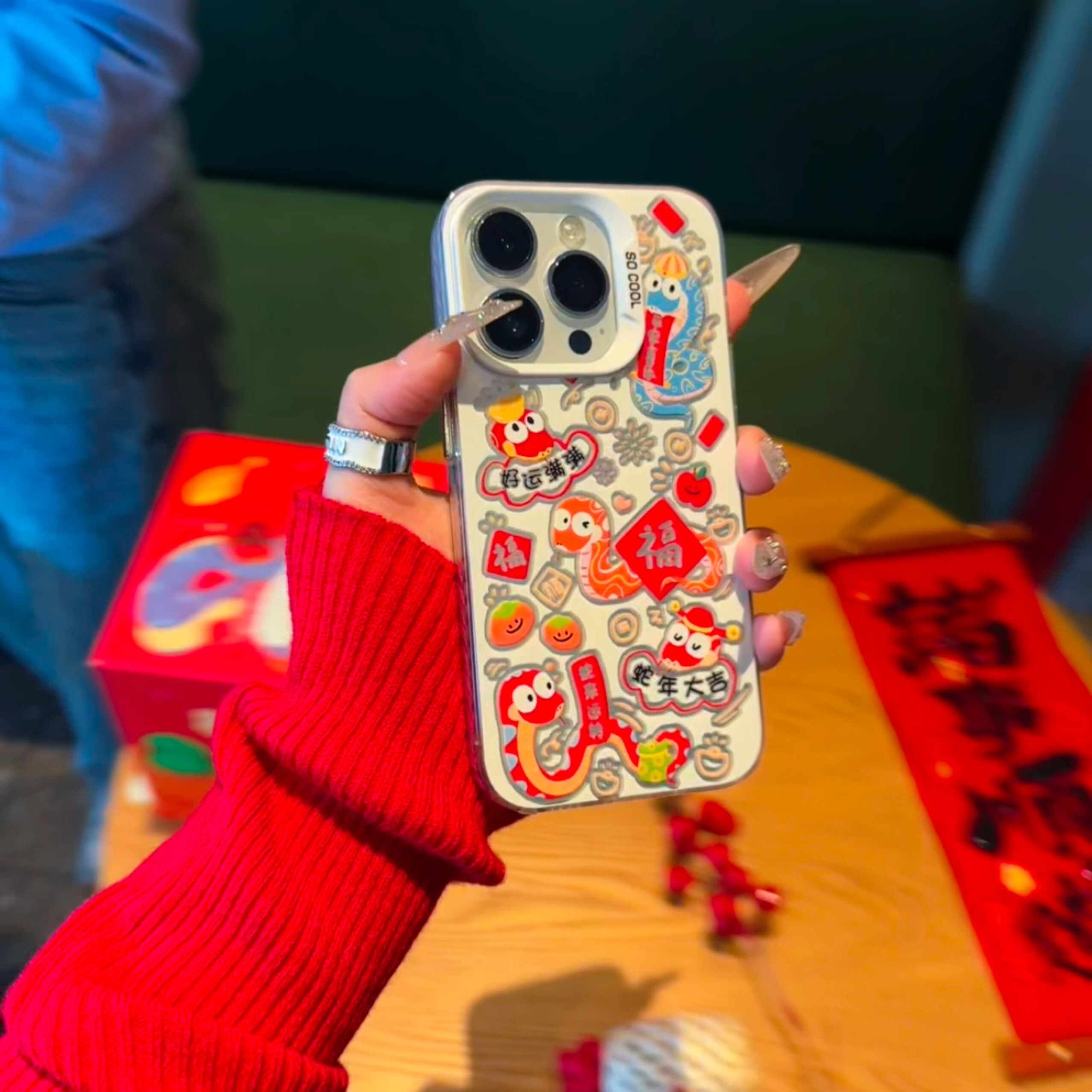 适用苹果16promax手机壳蛇年iphone16新年13本命年15promax硅胶14女2025华为mate70荣耀vivox200红米K80OPPO