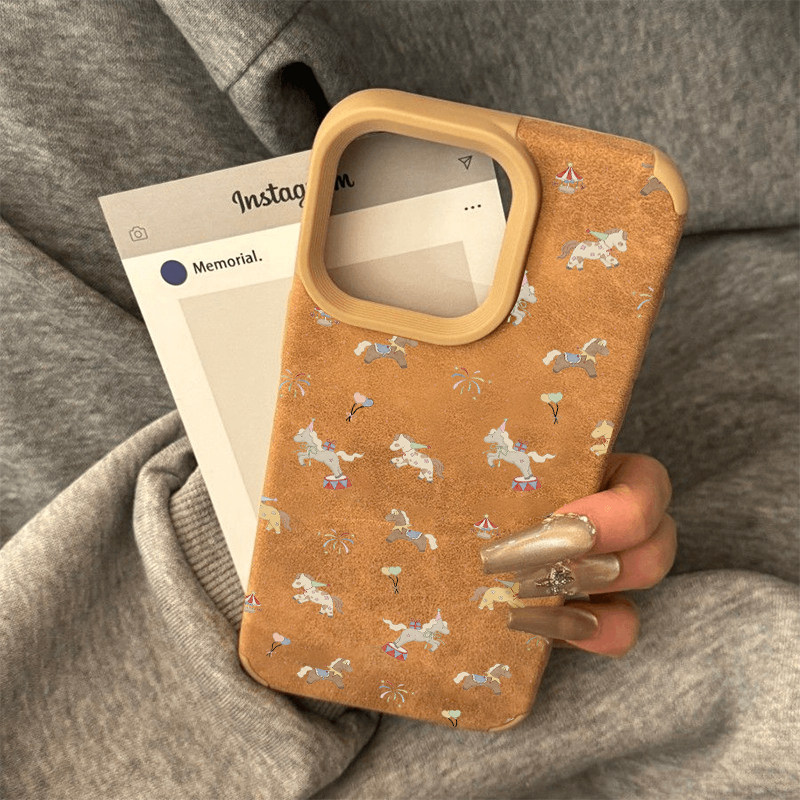 秋冬美拉德乐园小马适用苹果17promax手机壳iphone16新款华为mate70pro阶梯全包贴皮荣耀300vivoX200小米15软,淘宝优惠券,粉丝福利购,淘宝优惠卷