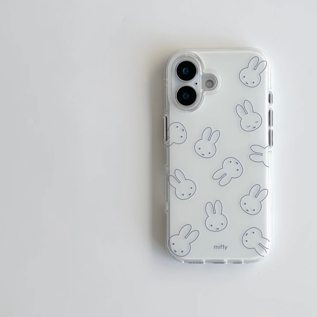 米菲兔兔满屏适用苹果17promax手机壳iphone16Pro新款奶油IMD壳15pro华为mate70荣耀vivox200小米15OPPO防摔 - 图1