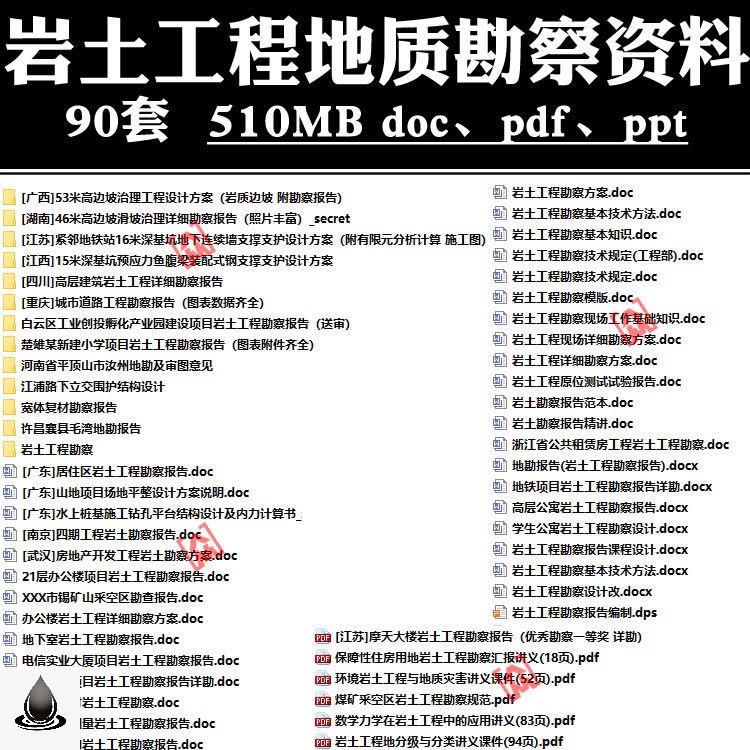 边坡深地质勘察方案深基坑岩土工程支护基础报告设计分析技术资料 - 图1