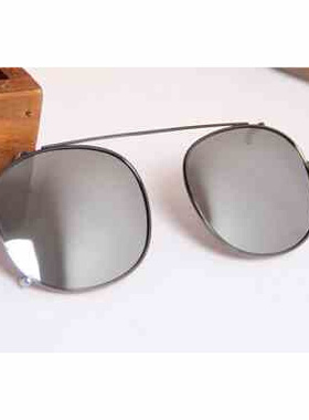 偏光墨镜夹片超轻驾驶椭圆眼镜夹片式太阳镜男女开车专用防紫外线