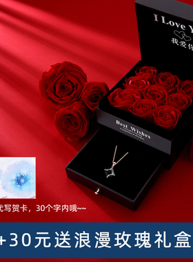 黑色银项链女锁骨链吊坠方块