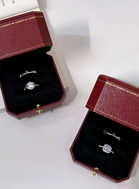 情侣对戒合金材质道具