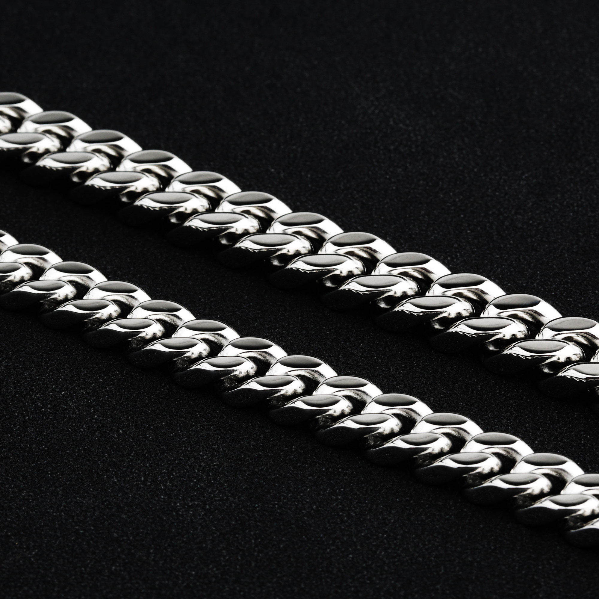 不掉色钛钢手链古巴男士高级感项链 KILLWMMER手链