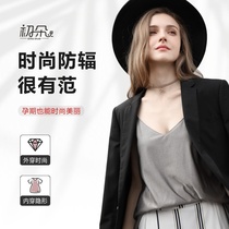 Radiation-resistant pregnancy maternity dress pregnant woman h silver fiber radiation-resistant invisible harness computer for work 4