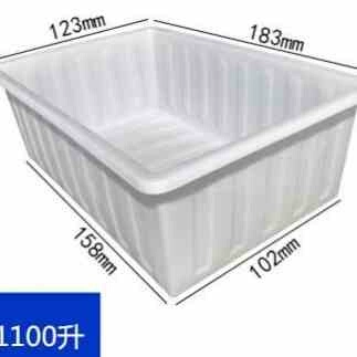 Утолщенная говядина из говядины Пластиковая вода Прямоугольная бытовая аквакультура коробка рыбы